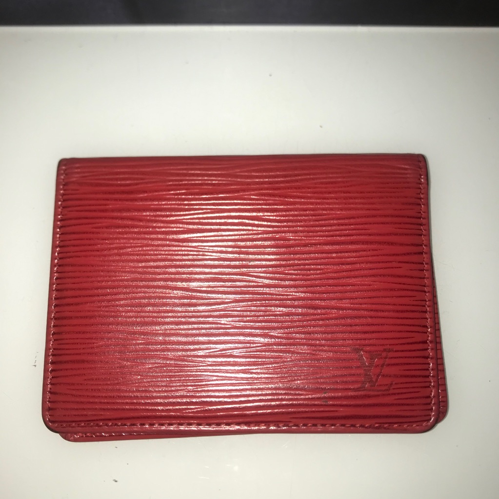 Louis Vuitton Epi Leather Card/Id Wallet